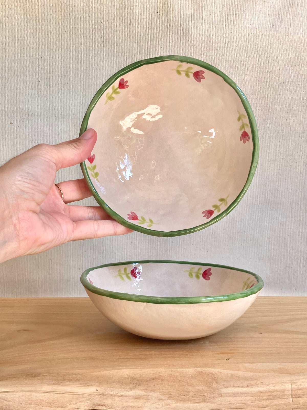 Bol - Couronne de fleurs