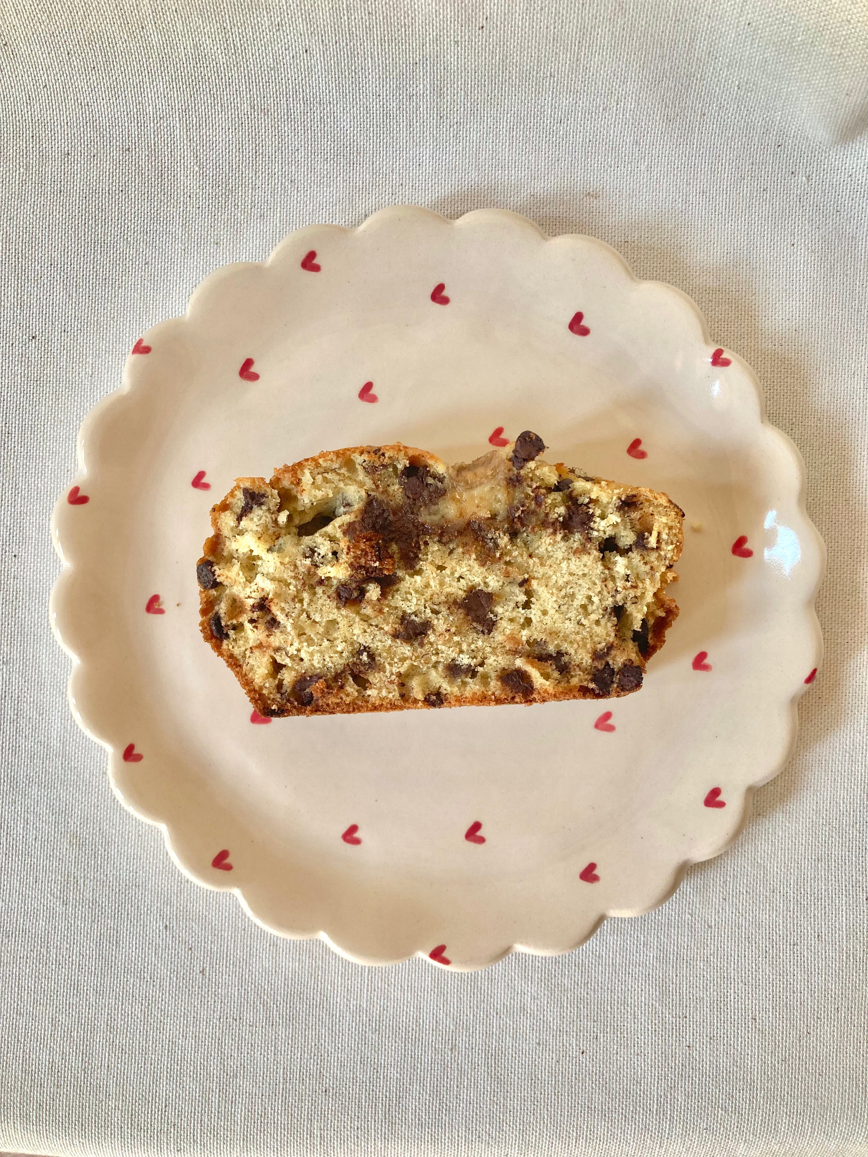Petite assiette dentelée - Coeurs