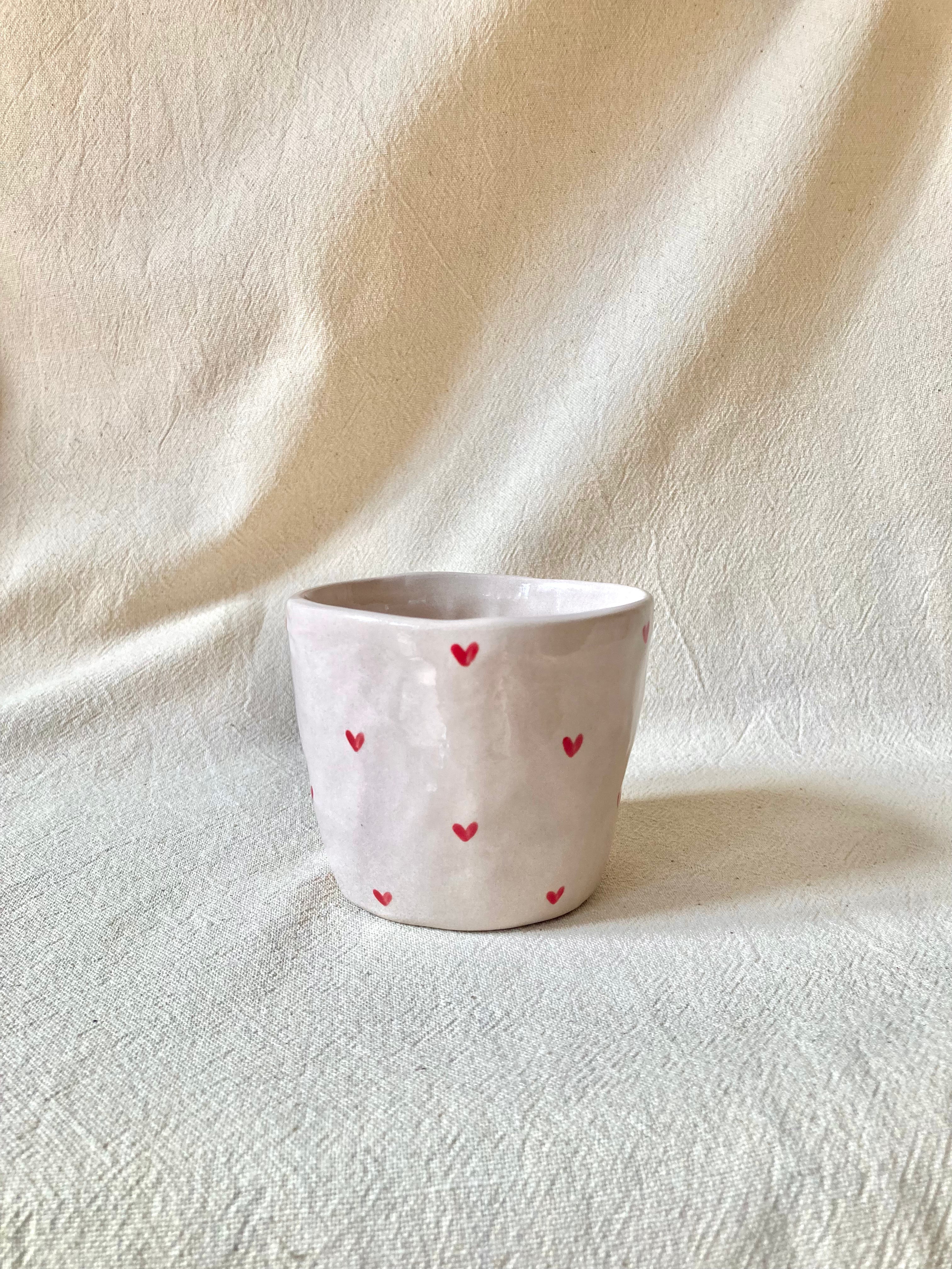 Grande tasse - Coeurs