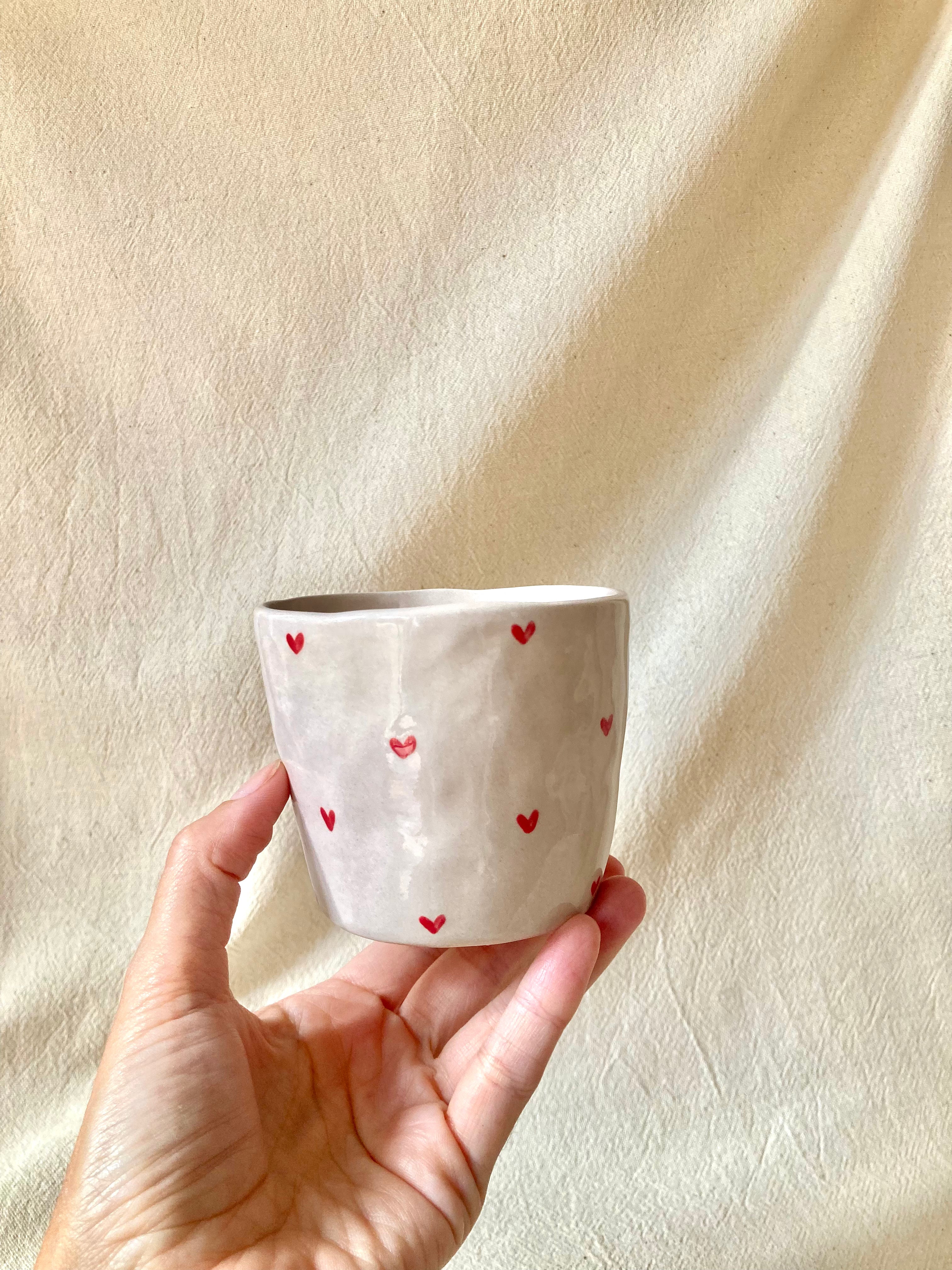 Grande tasse - Coeurs