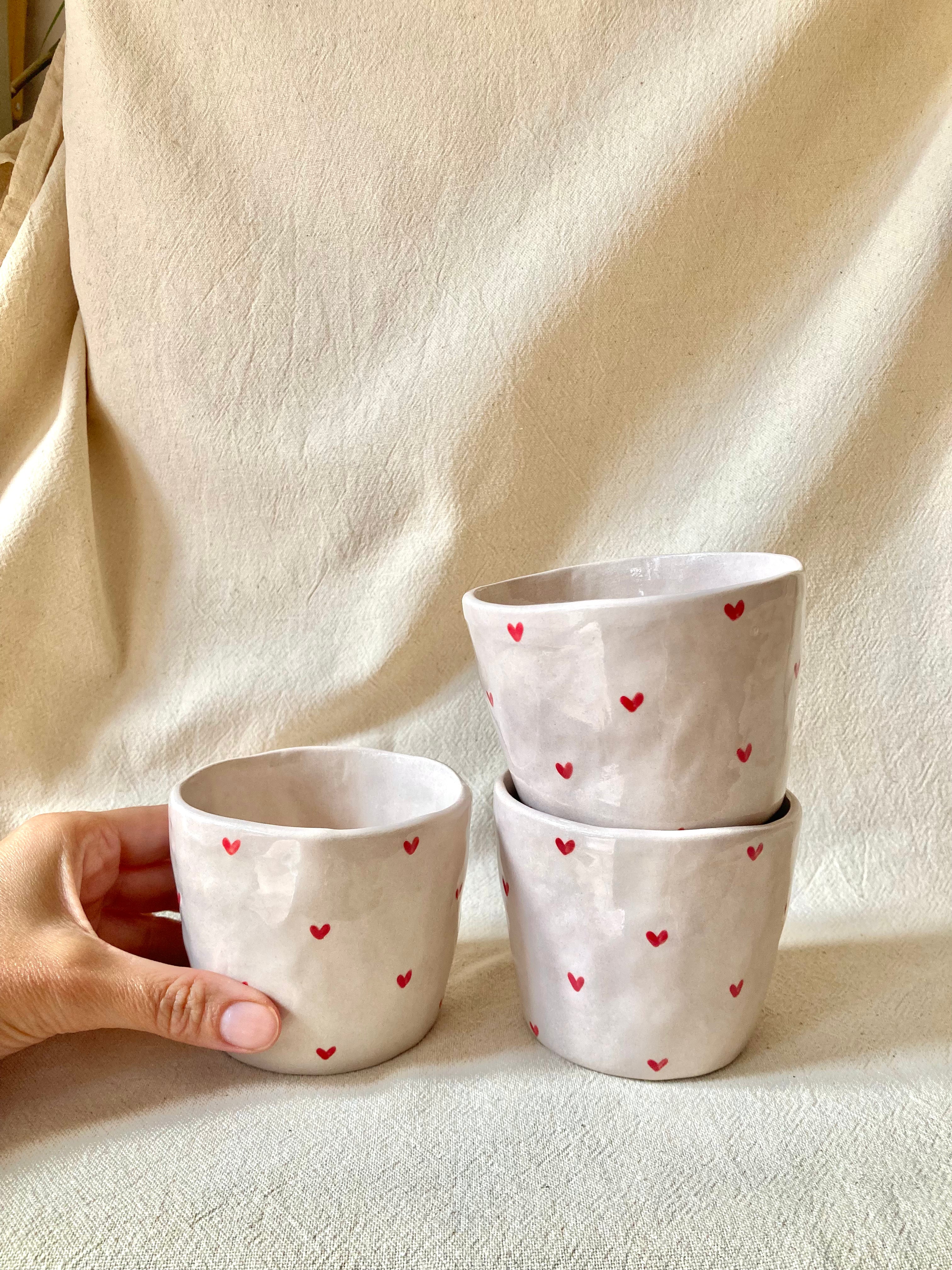 Grande tasse - Coeurs