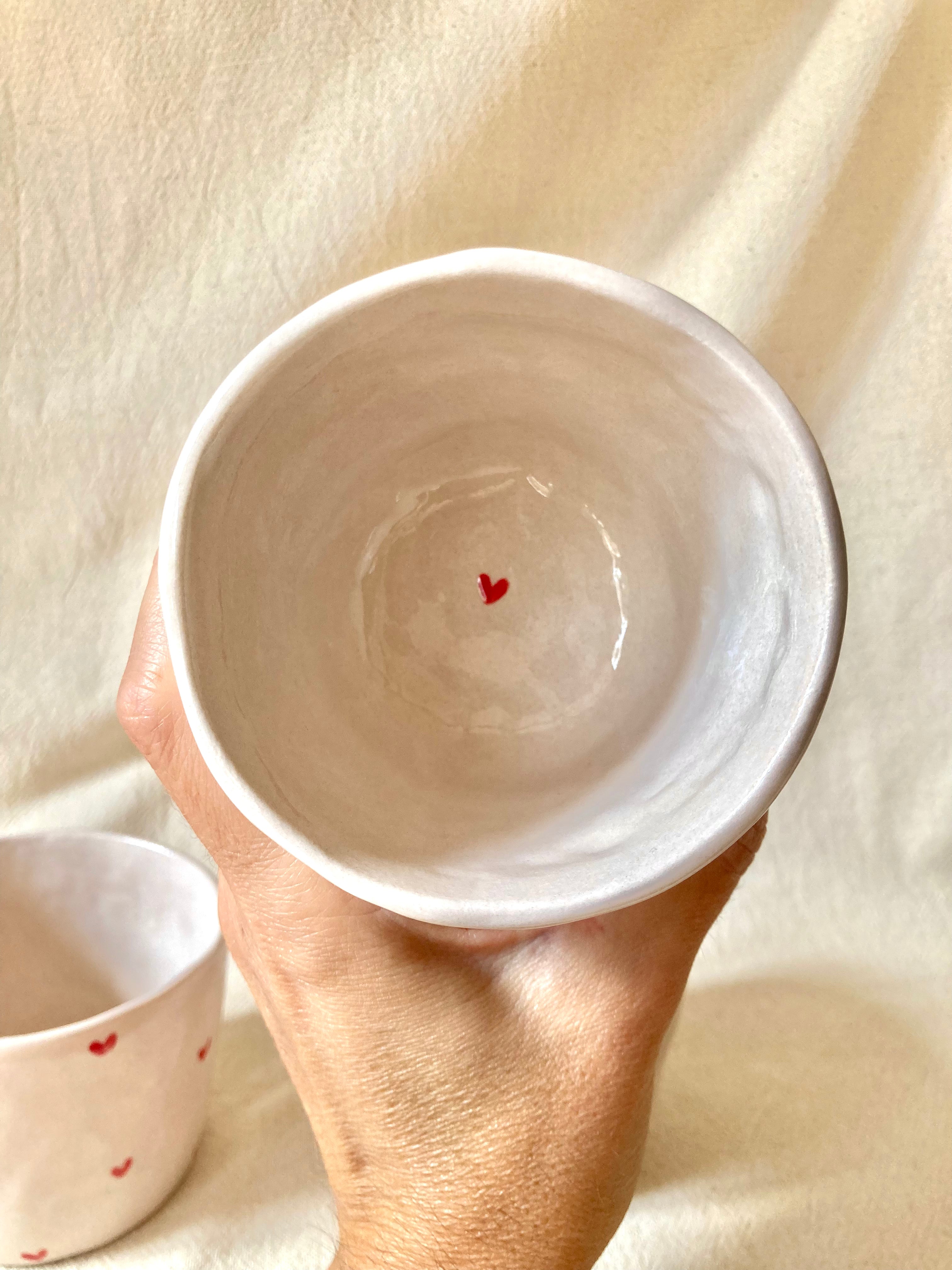 Grande tasse - Coeurs