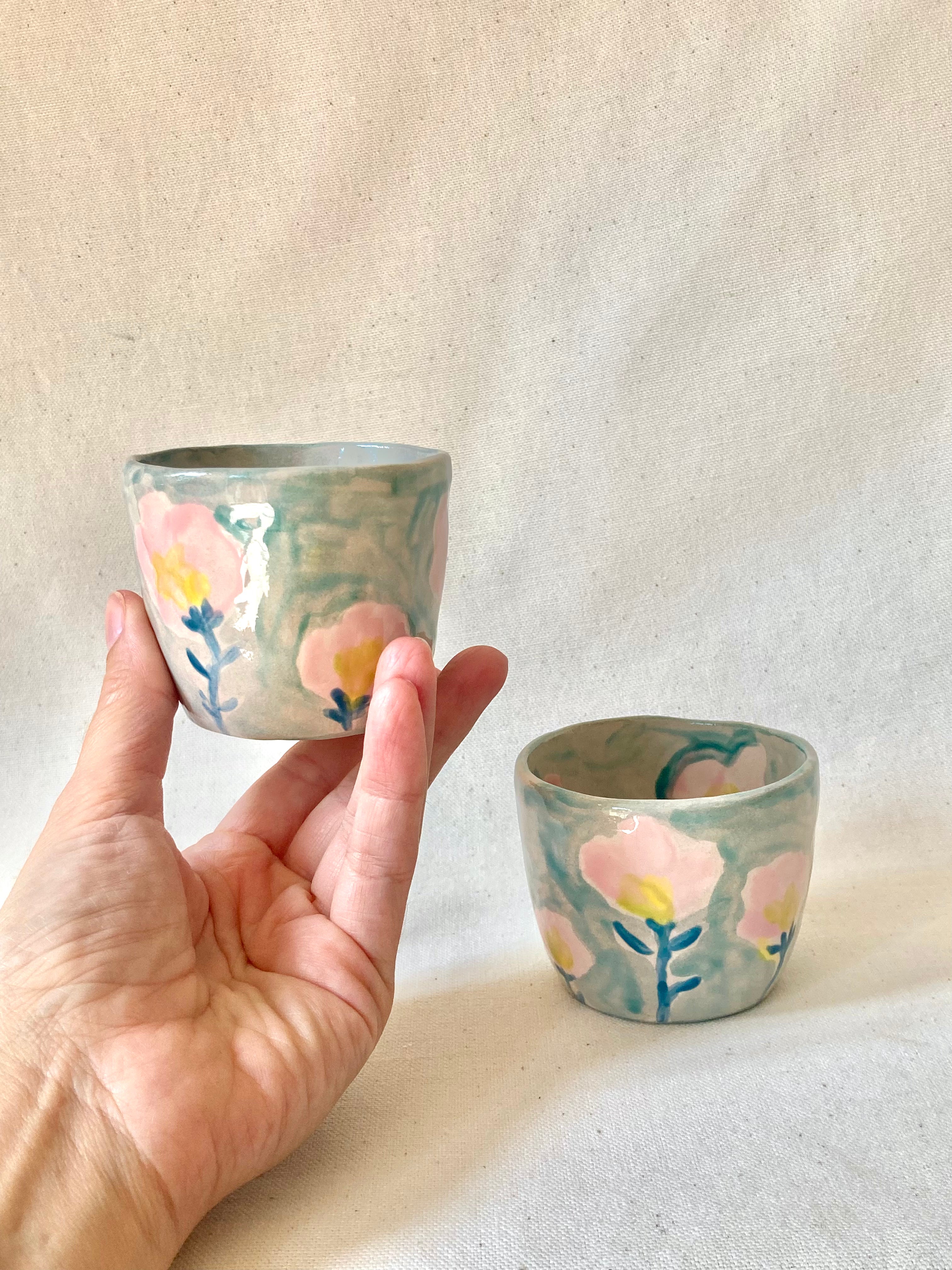 Petite tasse - Fleurs