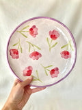 Grande assiette - Fleurs