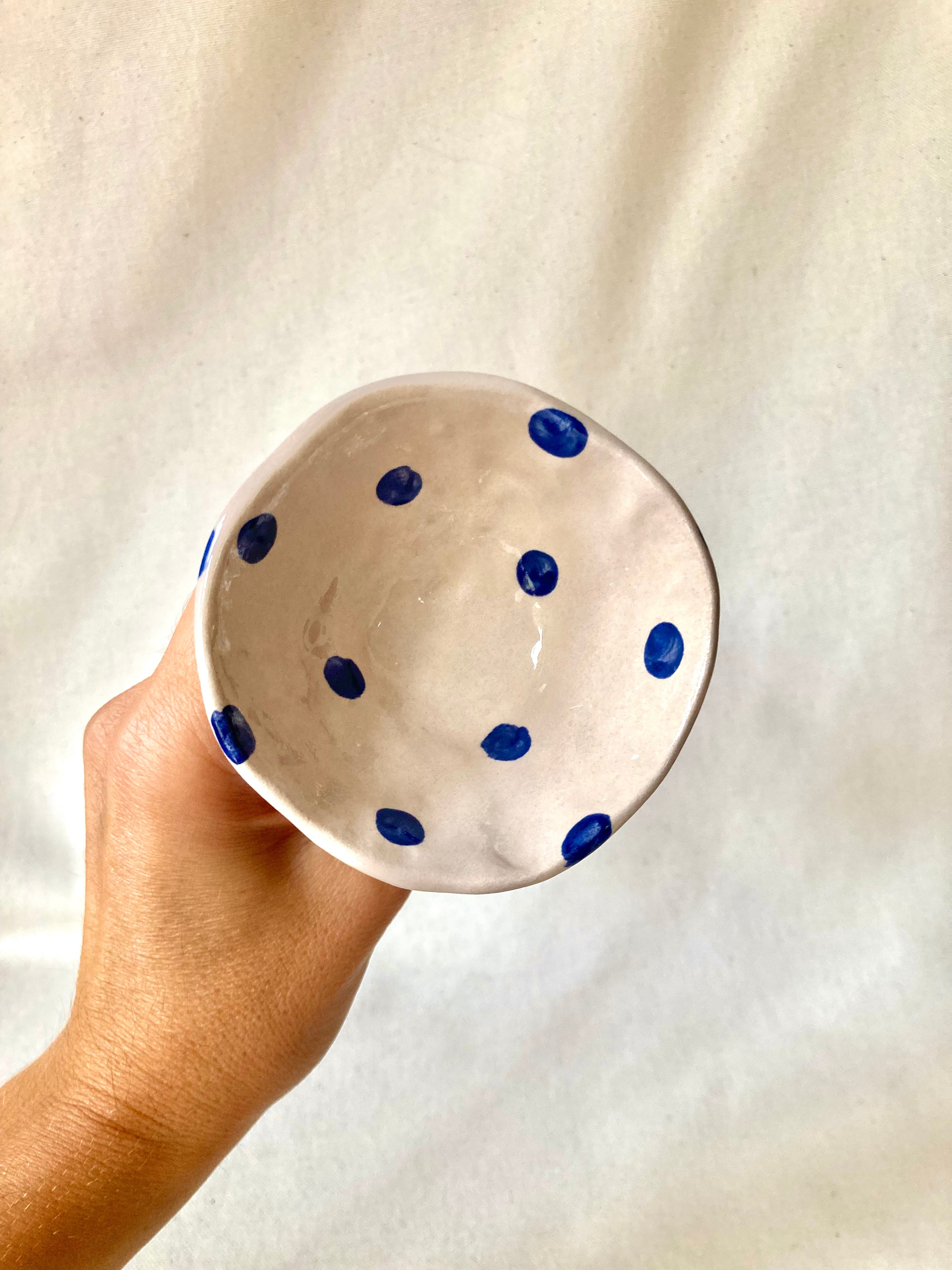 Petite coupe décorative - Pois