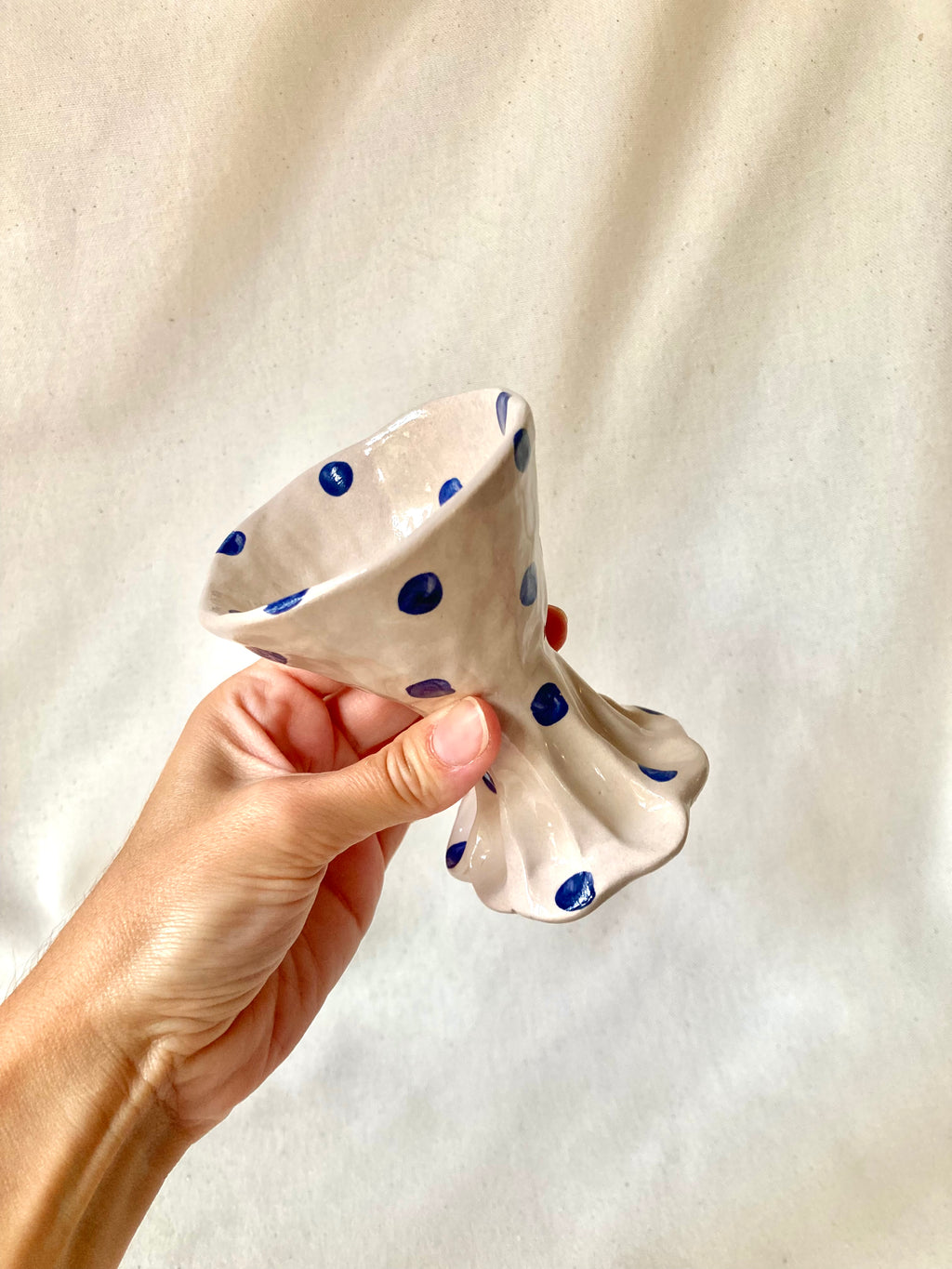 Petite coupe décorative - Pois