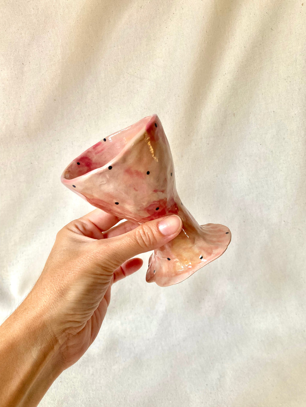 Petite coupe décorative - Rose