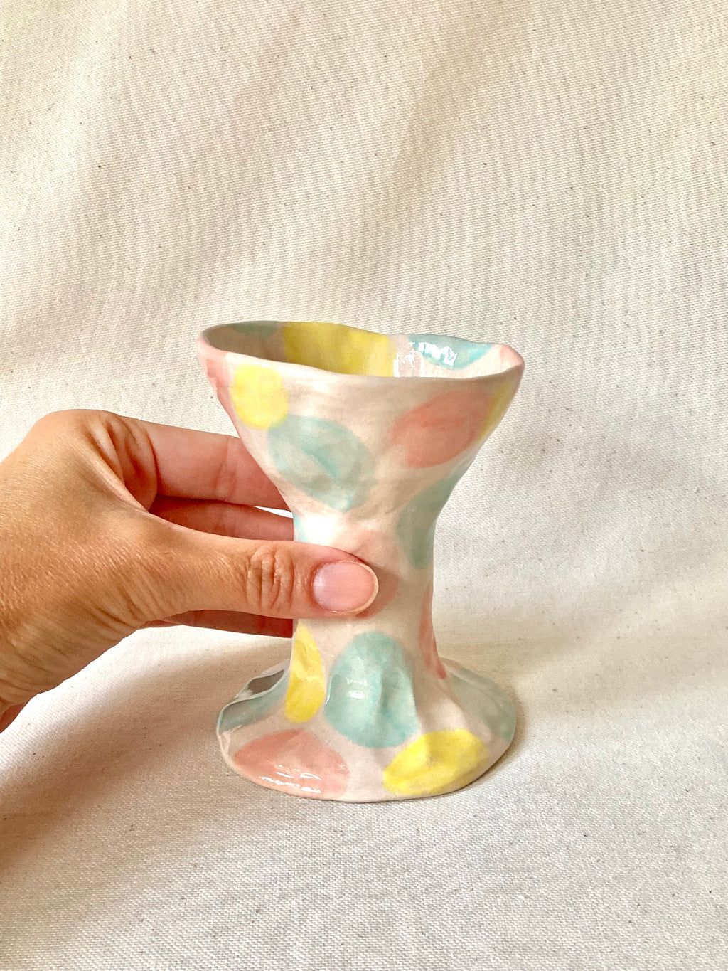 Petite coupe décorative - Pastels