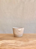 Tasse céramique empreinte marguerite