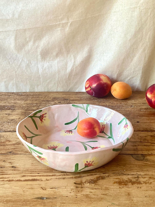 Assiette creuse céramique illustrée poétique