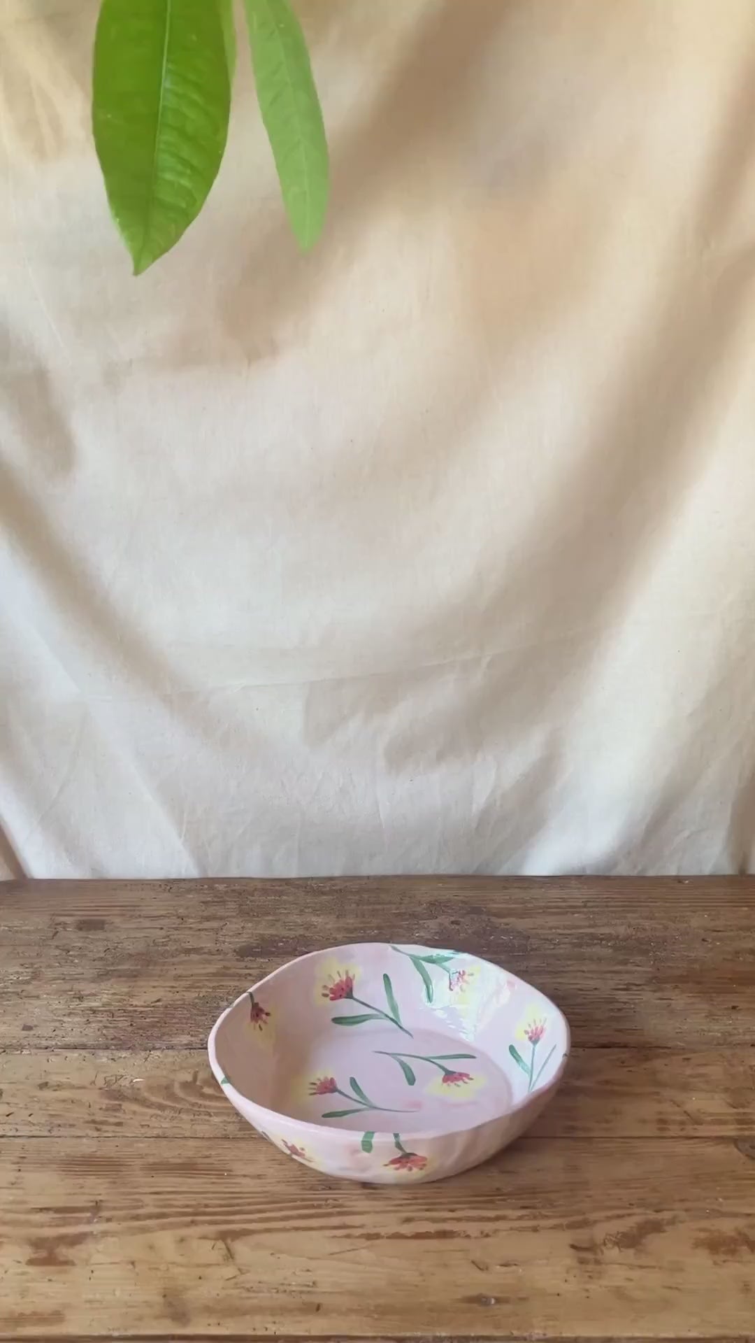 Assiette creuse - Fleurs