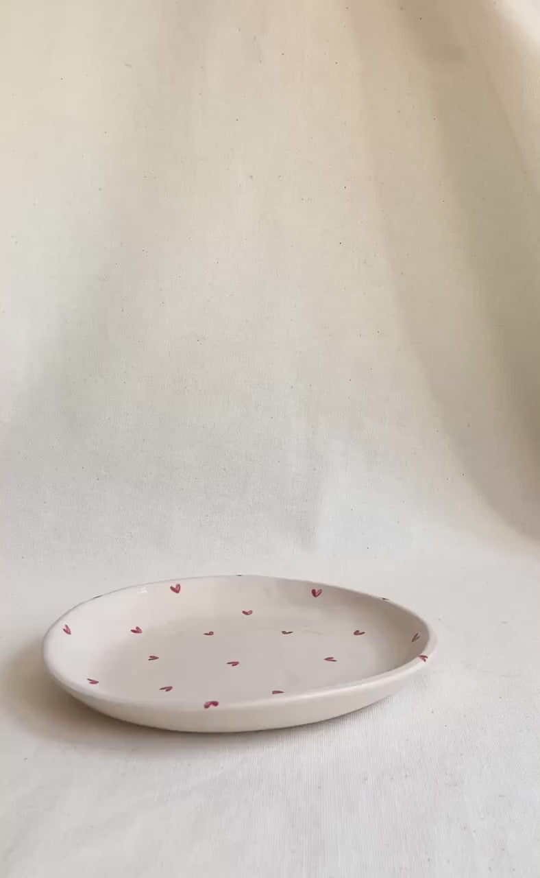 Petite assiette - Coeurs