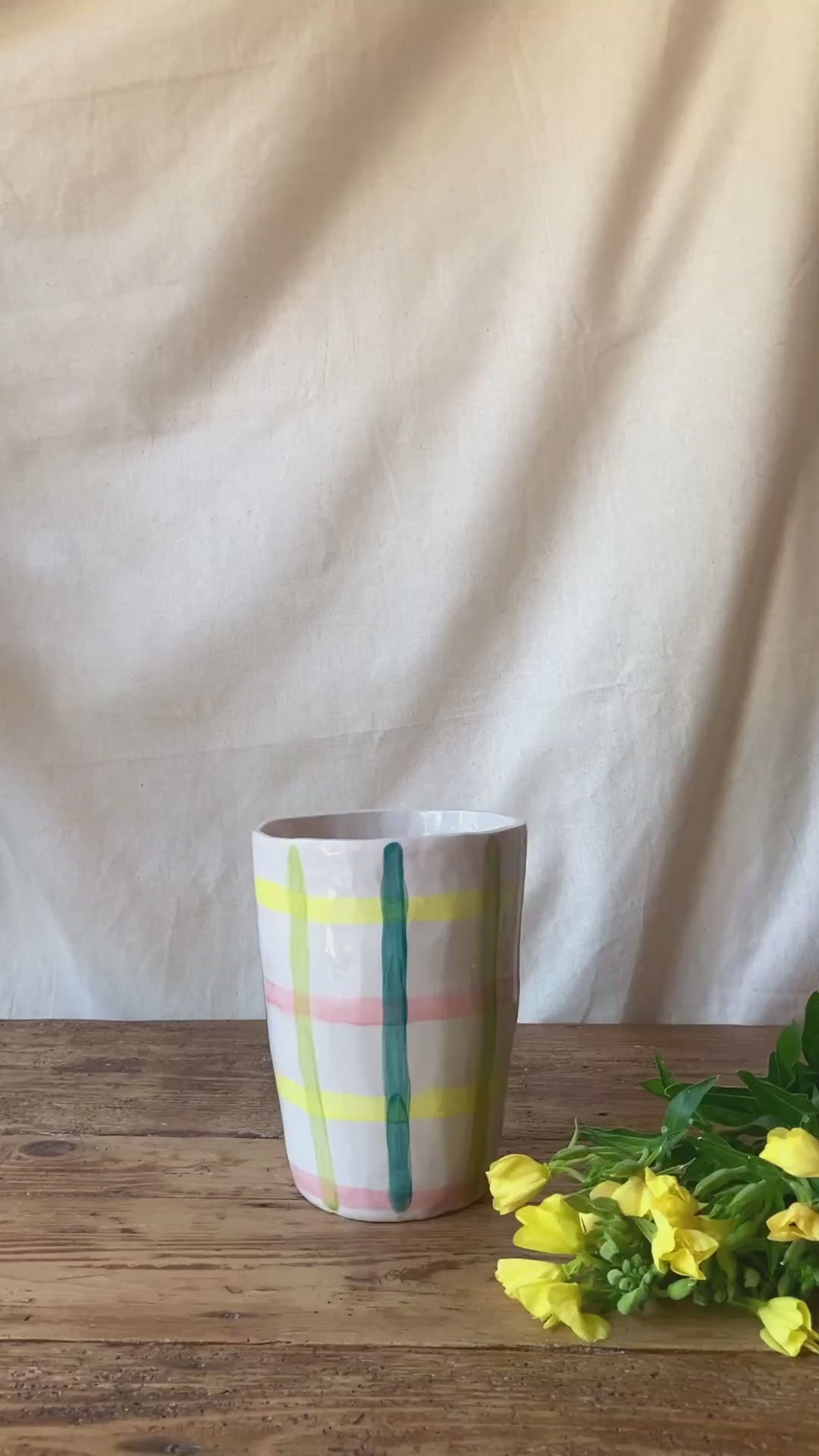 Vase - Quadrillage