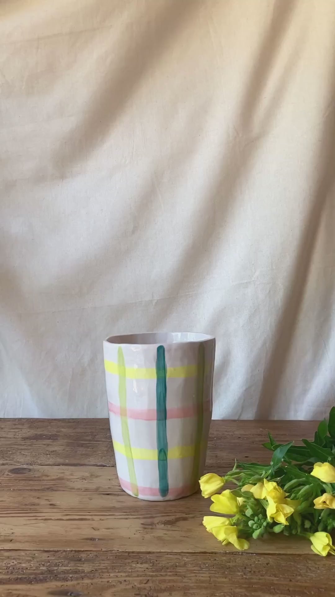 Vase - Quadrillage